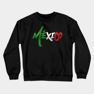 Mexico Lettering Crewneck Sweatshirt